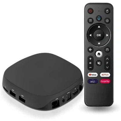 Imagen de Caja Android BSL Meta C3 12 HDMI 2.0 2GB RAM 16 GB ROM WiFi 6 Dual Band 2.4/5Ghz BT 4.2 4K HDR AV1 USB y RJ45.