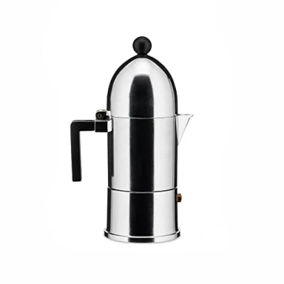 Imagen de Alessi A9095/3 B La Cupola Cafetera italiana (3 tazas), color negro