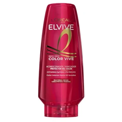 Imagen de L&#039;Oreal Paris Elvive Color Vive Acondicionador Protector, Cabellos Teñidos o con Mechas, Cuida y Desenreda 300 ml