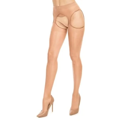Imagen de GLAMORY Plaisir Ouvert 20 Medias de Tirantes, DEN, Maquillaje, Medium Women&#039;s