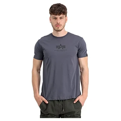 Imagen de Alpha Industries Camiseta estampada, Hombre, Talla: XXL, Greyblack