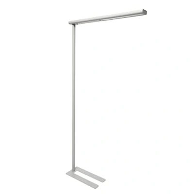 Imagen de Lámpara LED de pie MAULjet, altura 1950 mm, aluminio blanco RAL 9006.