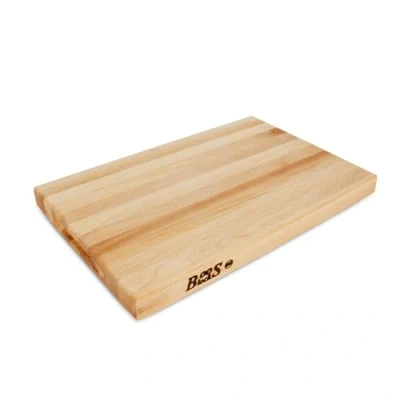 Imagen de John Boos 18 by 12 inch Reversible madera de arce tabla cortar