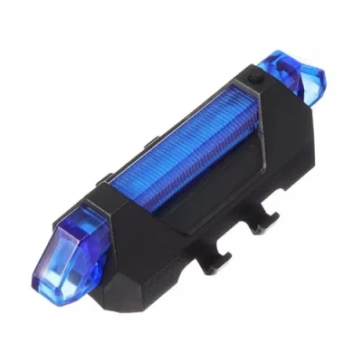 Imagen de BARAC Luz Trasera para Bicicleta Recargable USB, 5 LED Potente Faro Trasero Bici, Muy Luminoso y Fácil de Instalar, Luces Máxima Seguridad Ciclismo (Azul)