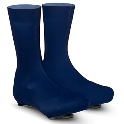 Imagen de GripGrab 2nd Generation RaceAero TT Raceday Lycra Shoe Cover 2 Lightweight Aerodynamic Road Cycling Performance Overshoe Cubrebotas Ciclismo, Unisex Adult, Azúl Marino, S (38 41)