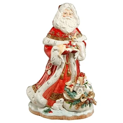 Imagen de Goebel x Mas Fitz and Floyd Figura de Papá Noel gres Multicolor, Dimensiones: 32 33 49 cm, 51 001 26 1