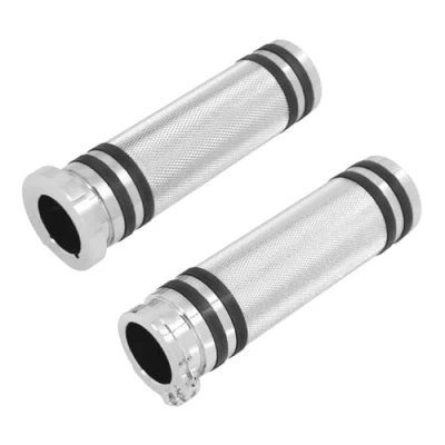 Imagen de HDBUBALUS Empuñaduras para Manillar de Motocicleta 25 mm CNC Corte Profundo Harley Sportster Touring Dyna Softail Custom