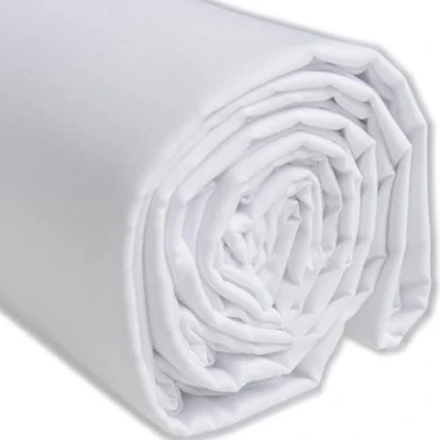 Imagen de IPEA Tela de Popelín Algodón Blanco 200 cm x 150 Fabricado en Italia Tejido al Metro para Costura, Ropa, Forros, Accesorios, Patchwork Lisa Coser Lienzo