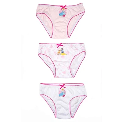 Imagen de Ellepi Bragas para niña, princesa, calzoncillos de Disney, 2, 3, 4, 5, 6, 7, 8, 9, 10, 11 años, niña algodón, suave elástico, colores niños, regalo cumpleaños, ropa, 2 3 talla unica