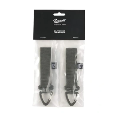 Imagen de Brandit Belt and Molle Loop Carabiner, Color: Olive, Size: OS