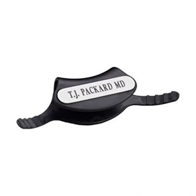 Imagen de 3M Littmann Etiqueta de identificación para fonendoscopios, Negra, 40007