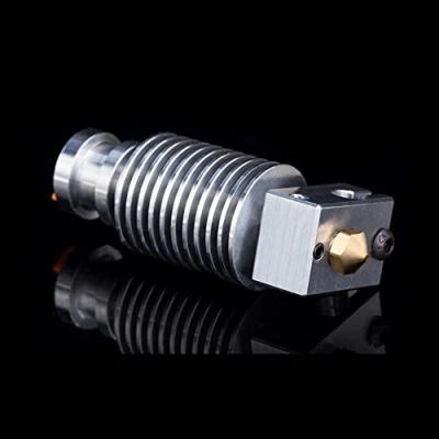 Imagen de Super Print Prusa Hotend,Heater Block Titanium Alloy Heat Break V6 Nozzle for hotend,Prusa i3 mk3s mk3s+ hotend.(Brass Kit）