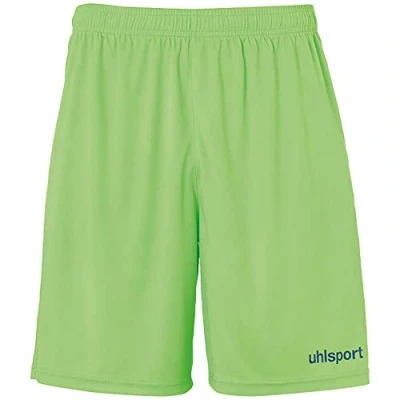 Imagen de Uhlsport Center Basic Shorts Without Slip De Juego, Hombre, Verde Flash/petróleo, 152