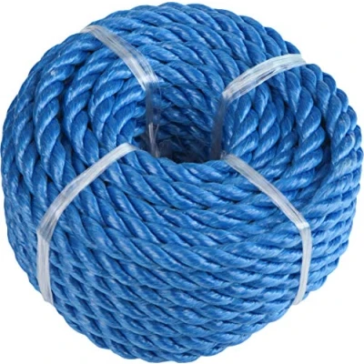 Imagen de Windhager 05758 Cuerda de Polipropileno, para Exteriores, 8 mm x 10 m, Color Azul