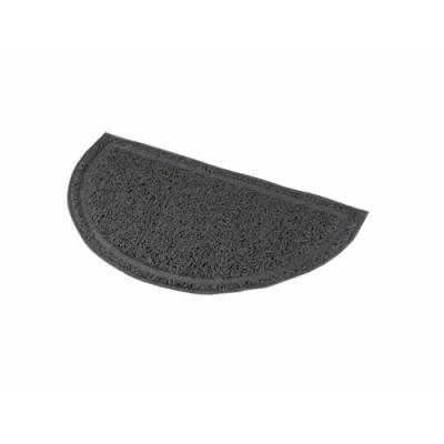 Imagen de Alfombrilla PVC, Semi Circular, 41x25cm, Antracita