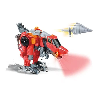 Imagen de Vtech Switch and Go Dinos Fighter Velociraptor Transformador de Coche Dino Juguete 2 en 1 con Dino, Efectos Sonido y luz, Disparador, para niños 3 a 8 años