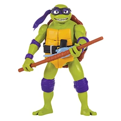 Imagen de Teenage Mutant Ninja Turtles 83352CO Mayhem Figura de Donatello Deluxe Shouts 5.5 Pulgadas. Regalo Ideal para niños 4 a 7 años y fanáticos TMNT, Multicolor