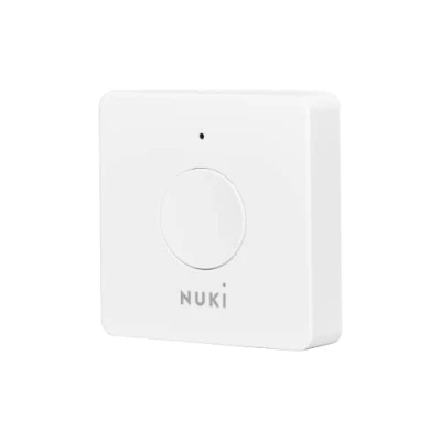 Imagen de Cerradura electrónica Nuki Opener White, Abrepuertas, Bluetooth, Controla el interfono, Blanco