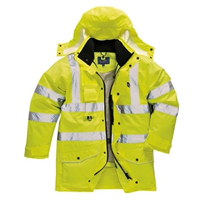 Imagen de Portwest Parka Traffic 7 En 1, De Alta Visibilidad, Tamaño: 4XL, Color: Amarillo, S427YER4XL