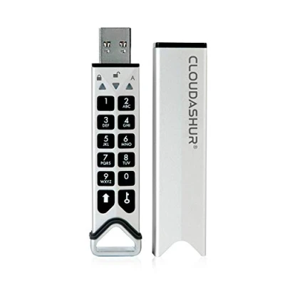 Imagen de iStorage CloudAshur Hardware Security Module Password Protected, Dust and Water Resistant, Portable, Military Grade Encryption 5 Factor Authentication IS EM CA 256