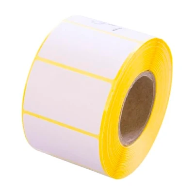 Imagen de MDLabels etiquetas térmicas blancas en rollo, 50 x 30 mm, 1000 unidades, casquillo de 40 adhesivo permanente, para códigos barras, escribir