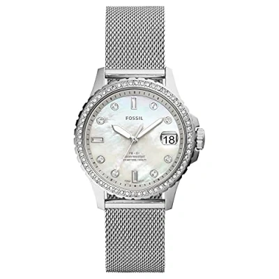 Imagen de Fossil Reloj Analógico para Mujer de Cuarzo con Correa en Acero Inoxidable ES4998