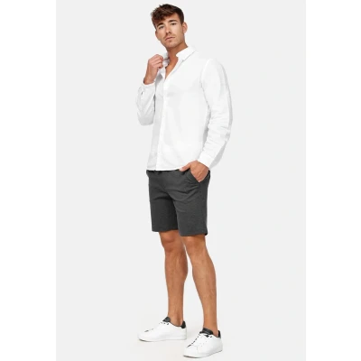 Imagen de Indicode Jeans Aalborg Shorts, Hombre, Talla: Small, Charcoal mix