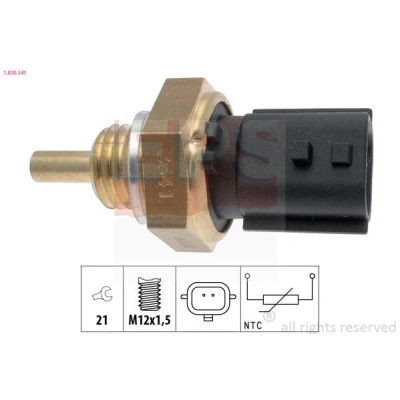 Imagen de FACET 7.3341 Sensor, temperatura del refrigerante Made in Italy OE Equivalent RENAULT: CLIO 3, NISSAN: X Trail