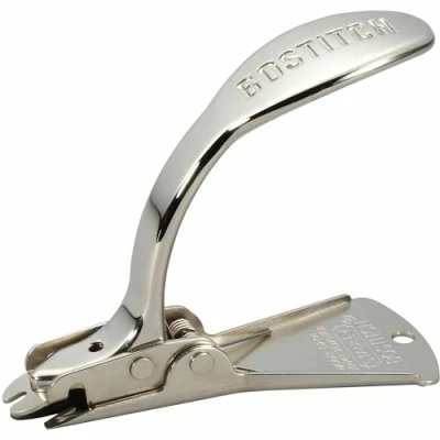 Imagen de Bostitch Eliminador de acero resistente y cartón, integrado en escudo acero, acabado cromado al desgaste cromo 5,25 x 2 3,5