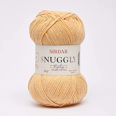 Imagen de Sirdar Snuggly Replay Dk, algodón, 50% acrílico, Naranja aplastado (111), 50 g, 150