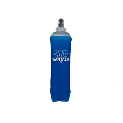 Imagen de Wantalis Petaca de running 250 ml flexible para bolsa hidratación Botella con válvula seguridad morder Perfil ergonómico Libre BPA