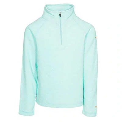 Imagen de Trespass Jersey con cremallera de 1/2 para niñas, bolsillos antibolitas, forro polar, informal, prados