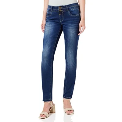 Imagen de Timezone Slim Enyatz 92% algodón, 7% T 400, 1% Elastano Pantalones Vaqueros Ajustados, Blue Royal Wash 3065, para Mujer, W26/L30