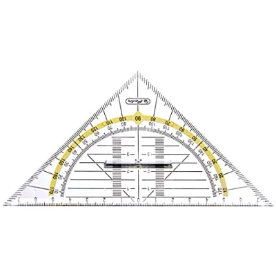 Imagen de Herlitz Geometría de triángulo grande con mango, 1 pieza en paquete transparente)