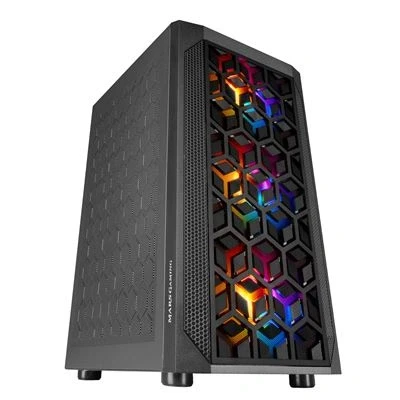 Imagen de MARSGAMING MCMESH Negro, Caja PC Gaming, Micro ATX, Diseño Mesh Total, 3x Ventilador FRGB