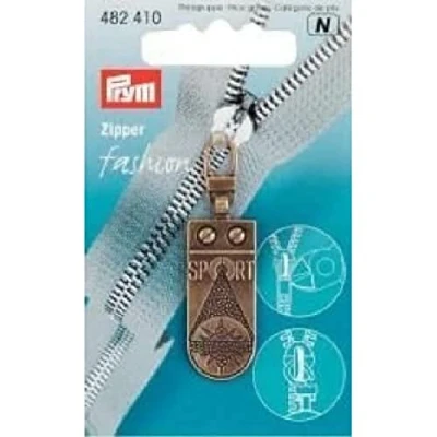 Imagen de Prym Cremallera De Moda Sportstar, Latón, Sport, altmessing, 1 Stück