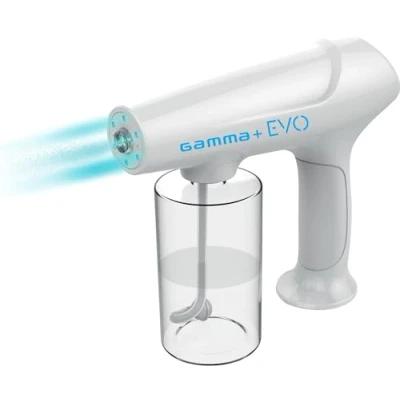Imagen de Gamma+ NANO Atomizador EVO MISTER, Pulverizador Recargable con USB Tipo C, Alta Capacidad 340 ml, 90 Minutos de Autonomía, Silencioso, Nebulizador para Cabello, Piel y Superficies Duras
