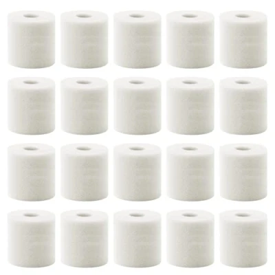 Imagen de GERUI Esponja de filtro apta para Eheim 2618080 Aquaball 2208 2210 2212/60 130 180, Biopower 4004320 160 200 240 (20 paquetes algodón filtrante)