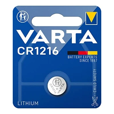 Imagen de PILA LITHIUM CR1216 3V (BLISTER 1 unid.) Ø12,5x1,6mm. Potente y compacta, ideal para dispositivos pequeños como relojes, calculadoras juguetes. Energía duradera en un solo paquete.