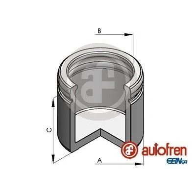 Imagen de AUTOFREN SEINSA D025735 Émbolo, pinza del freno 57 Eje delantero ATE FORD: KUGA 2, VOLKSWAGEN: Golf 7