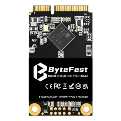 Imagen de ByteFest SSD Disco Duro Sólido de 512GB mSATA SATA III, 3D NAND, Mini Internal Solid State Drive