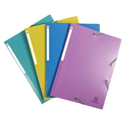 Imagen de Exacompta 55190E 1 Forever Young Carpeta con gomas Polipropileno 3 Solapas A4 Colores Surtidos