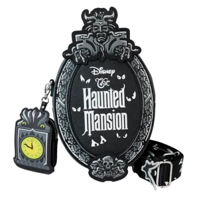 Imagen de Loungefly Disney Haunted Mansion Bandolera con placa