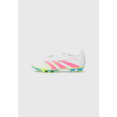 Imagen de adidas Performance Predator CLUB Unisex Botas de fútbol con tacos para niños, Talla: 29, White/lucid pink/lucid lemon Zapatos