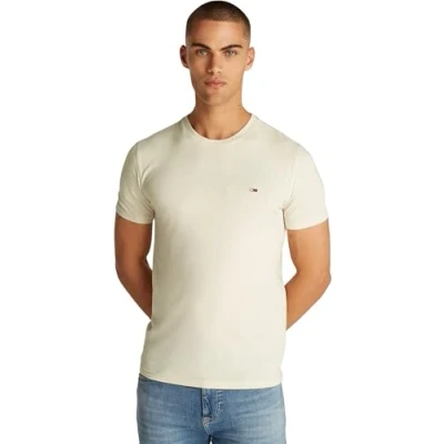 Imagen de Tommy Jeans SLIM Jaspe TEE Camiseta básica, Hombre, Talla: 44, Newsprint