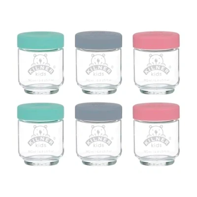 Imagen de Kilner Juego de 6 tarros cristal 190 ml para niños
