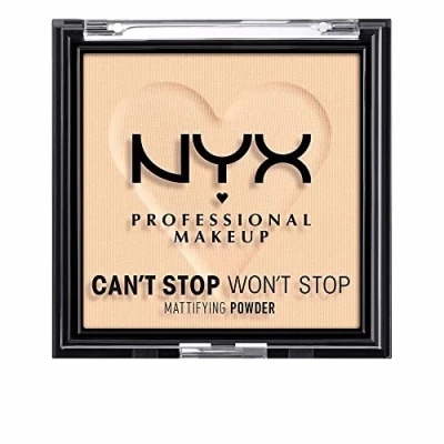 Imagen de NYX Professional Makeup Can&#039;t Stop Won&#039;t Polvos Matificantes, Acabado Mate, Tono Light