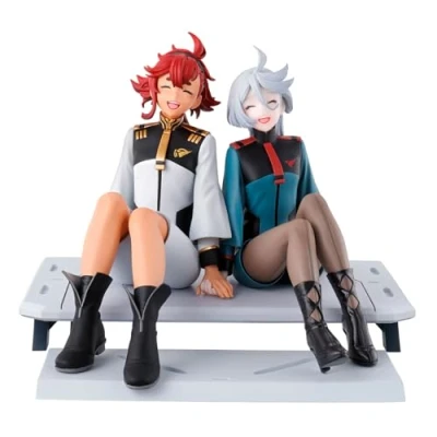 Imagen de Ichibansho Figura de Accion Suletta Mercury &amp; Miorine Rembran (The Witch From Vol.3) Gundam Series 9 cm IS67031 Multicolor, Coleccionable Optimo para los fanaticos del Anime (Banpresto)