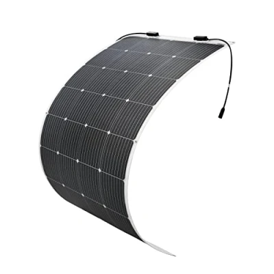 Imagen de Enjoy Solar ETFE Marine 200W 12V Módulo Semiflexible Fotovoltaico, Células Solares PERC 166 * 166mm con 9 barras colectoras, Ideal para RV, Yates y Barcos