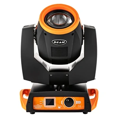 Imagen de Luz de fiesta, 230 W, 7R, Sharpy Beam Led 17 Gobo 24 Prisma Moving Head Dmx Halloween Spot Iluminación escenario 14 colores Dj Lights 16ch 8 prismas Faro Dmx512 Control